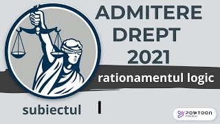 Admitere Facultatea de Drept UBB 2021 rationament logic exercitiul 1 [upl. by Yraillih871]