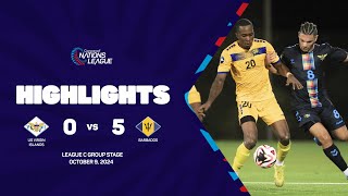 US Virgin Islands vs Barbados  202425 Concacaf Nations League  Group Stage [upl. by Ettevey]