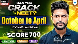 Crack NEET 2025 in Just 210 Days  October to April Planner by Prateek Jain neet2025 prateekjain [upl. by Rodolphe156]