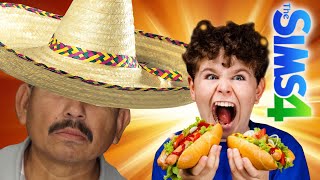 KID EATS MEXICAN MANS SAUSAGE AT PARK  The Sims 4   4 [upl. by Ellswerth]