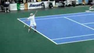 Roddick imitates Serena Dont miss this Hilarious [upl. by Drus]