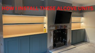 HOW I INSTALL these ALCOVE UNITS install how to video [upl. by Moule]