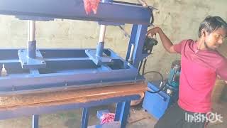 coir Mulch mats making machine manufacturers hydraulic press call 9790233221 [upl. by Dlarej299]