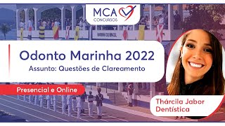 Curso de Odontologia Marinha 2022  Aula de Dentística  Questões de Clareamento [upl. by Idahs]