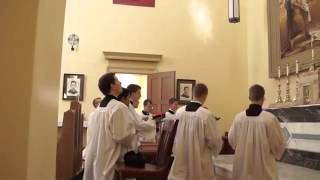 Salve Regina Solemn Tone FSSP [upl. by Daph119]