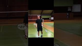 10 vs 250 Racket  Backhand Clear Badminton [upl. by Innos]