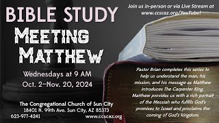 Session 1  CCSC 1022024 Bible Study [upl. by Neila997]