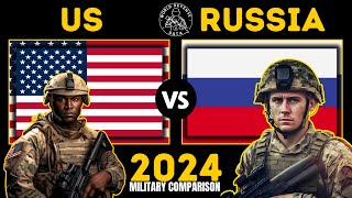 USA vs Russia Military Power Comparison 2024  World Defense Data [upl. by Hermon]