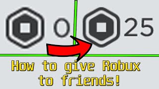 ROBLOX  How to Give Robux to People With Group [upl. by Stasny83]