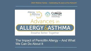 The Impact of Penicillin Allergy amp What We Can Do About It [upl. by Ephrem809]