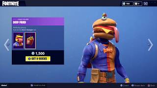 Beef Boss  Durrr Burger  Fortnite Skin Showcase [upl. by Lashonde]