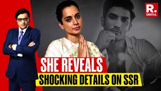 Kangana Ranaut Gives Chilling Details Of Sushant Singh Rajput  SSR Death [upl. by Warms]