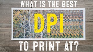 WHAT is the BEST DPI to PRINT at [upl. by Nnalatsyrc]