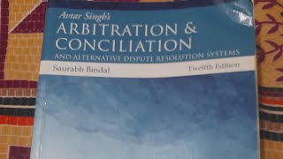 Arbitration and conciliation book Avtar Singh Saurabh Bindal [upl. by Vincent]