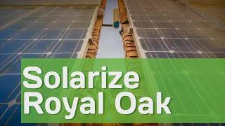 Solarize Royal Oak at the Farmers Market 62724 [upl. by Aleahcim]