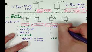 Physics 1  Forces  Practice 1a Part 2 Finding the force [upl. by Greenman]