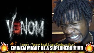 Eminem  Venom  Knock Knock Kamikaze Album REACTION [upl. by Kela]