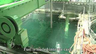 Removal of nuclear fuel assemblies from Fukushima Daiichi nuclear power plant [upl. by Un]