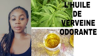 DIY LHUILE DE VERVEINE ODORANTE CORPORELLE [upl. by Haran66]