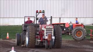 Bluegrass Pulling 2017 5200 lb 8 MPH Antique Tractors  Lawrenceburg IN  Lets Go Pulling [upl. by Anairb265]