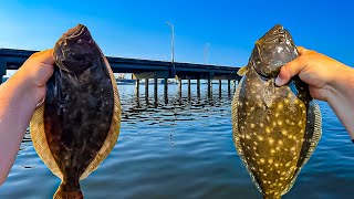 The EASIEST Way to Catch FLOUNDER  THIS WORKS EVERY TIME [upl. by Haidebej]