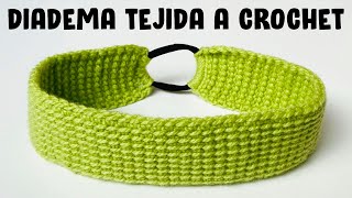 🌈Diadema Tejida a crochet PASO A PASO crochet headband  VINCHA  TURBANTE❤ [upl. by Alaet]