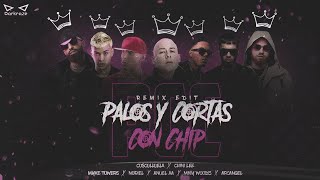 Cosculluela Chini Lee Myke Towers Noriel Anuel AA Miky Woodz Arcangel  Palos Y Cortas Remix [upl. by Findley]