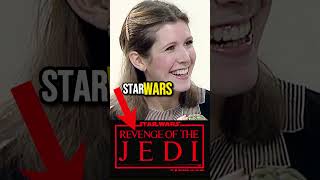 quotREVENGEquot of the Jedi Mark Hamill amp Carrie Fisher reveal title starwars shorts [upl. by Diarmit]