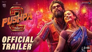 Pushpa 2The Rule  Official Trailer Hindi  Allu Arjun  Rashmika  Fahadh  Sukumar  jio hindi [upl. by Cartie]