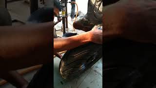 Yamaha FZs Fz16 Fazer Michelin 150 60 R17 Tyre Upgrade [upl. by Aissat]