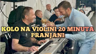 KOLO NA VIOLINI 20 MINUTA  NAJBOLJA RITAM SEKCIJA ACE NIKOLICA BRAJICA I PRVA VIOLINA VELJKO CIRIĆ [upl. by Annayi358]