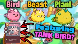 THE MOST BASIC AXIE TEAM FOR BEGINNERS BBP GAMEPLAY FT FEATHER FAN TANK BIRD  AXIE INFINITY [upl. by Terb533]