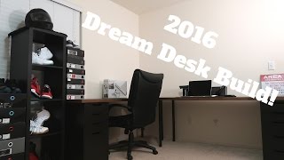 My quotIKEA HACKquot Desk Setup 2016 [upl. by Eno]