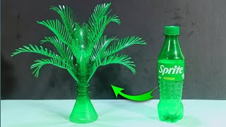 Plastic bottle Vase craft  Flower vase making step by step  Plastic bottle craft ideas [upl. by Lebaron94]