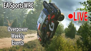 EA Sports WRC LIVE  Overpower viikkoralli vko42 [upl. by Annaegroeg]