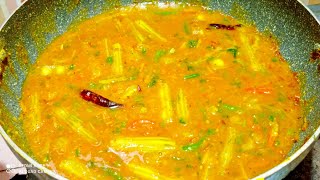 Drumstick Dal Recipe  Sajna Diye Dal Ranna Recipe [upl. by Piane]