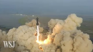 Starship Explosion Video Watch Elon Musks Rocket Explode After Launch  WSJ [upl. by Evan]