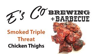 Green Mountain Grill  Triple Threat Smoked Chicken Thighs [upl. by Akital]