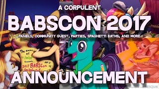 BABScon 2017 Panels and Community Guest Announcement [upl. by Scandura709]