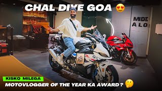 Is baar kisko milega Moto Vlogger of the Year ka award 🤔 kon hai INDIA ka best  Dkhne chl dye GOA 😱 [upl. by Winshell]