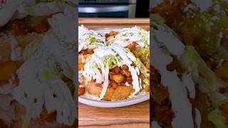 Sopes de Chorizo con Papa Easy Recipe shorts [upl. by Adlay54]