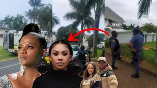 Andile Mpisane’s wife Tamia Mpisane arrested during a police raid at Mamkhize’s house 😭💔 [upl. by Itsrejk]