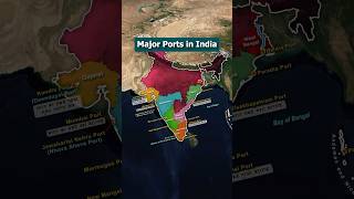 भारत के प्रमुख बंदरगाह  Important Major Ports in India  Indian Geography ports geography [upl. by Eirameinna34]