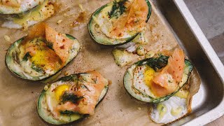 Eggs Benedict Avocado Boats RECIPE [upl. by Ping]