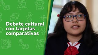 Debate cultural con tarjetas comparativas • Lenguajes • 3er grado  Video detonador [upl. by Eelyrag]