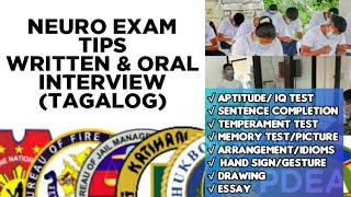 NEUROPSYCHIATRIC EXAMNEURO EXAM GUIDE AND TIPS FOR BFP PNP BJMPPDEA AND AFP APPLICANT TAGALOG [upl. by Ahsilyt]