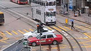 ITS ALL ABOUT TRANSPORTATION TRAM IS THE CHEAPEST FARE AND SLOWEST TRANSPORTATION IN HONGKONG [upl. by Siddon658]