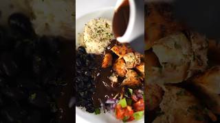 Chipotle Bowl at home 🍚 chipotle lowcarb cookingchannel athomecooking howtocook recipe [upl. by Auqinehs333]