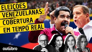 COBERTURA ELEIÇÕES VENEZUELA 2024  OPERA MUNDI DIRETO DE CARACAS  PROGRAMA OUTUBRO ESPECIAL [upl. by Eeralav494]