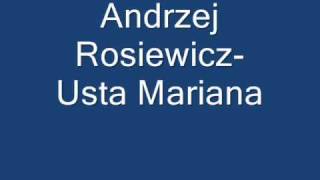 Andrzej Rosiewicz Usta Mariana [upl. by Mattah]